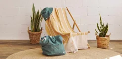 Serviette De Voyage Rayures Droites